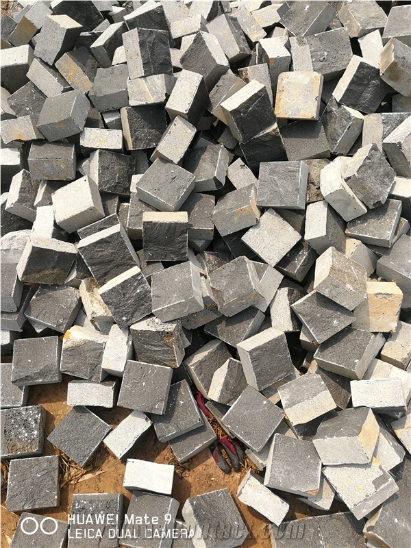 Chinese Black Basalt,Cube Stone,Cobblestone Pavers