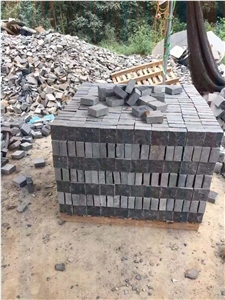 Chinese Black Basalt,Cube Stone,Cobblestone Pavers