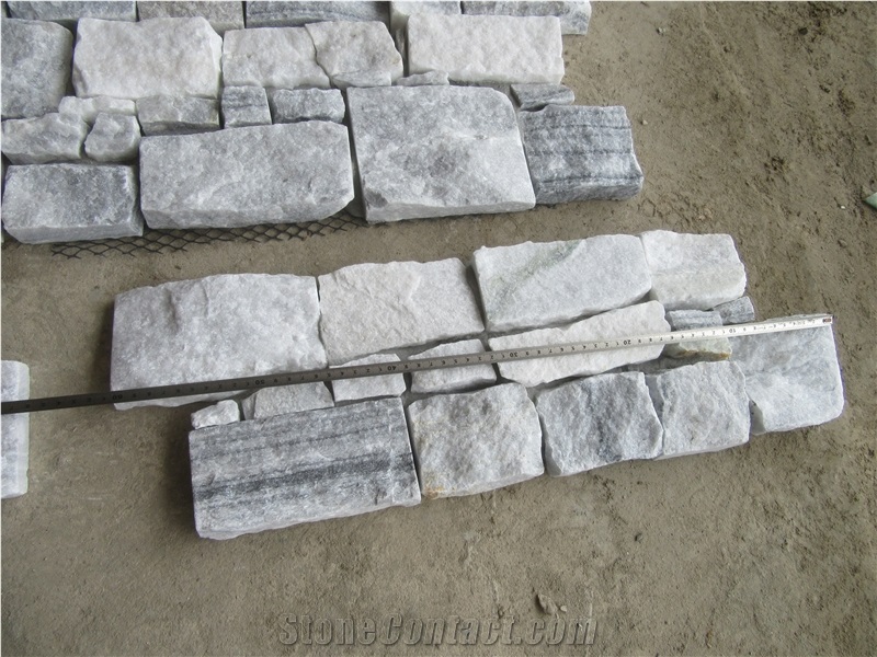 Cloudy Grey Quartzite,Shapes S&Z,Ledgestone/Veneer