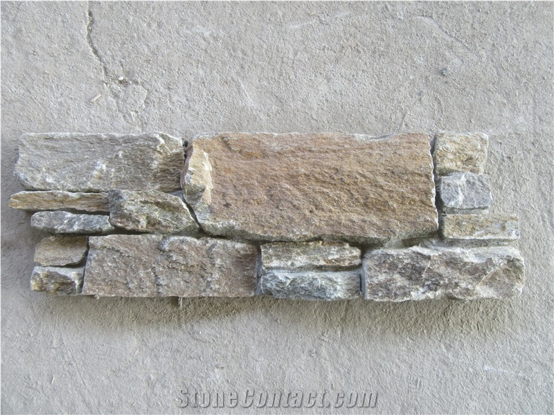 Cultured Stone,Rusty Quartzite,Veneer,Shape S&Z