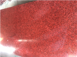 Dyed Red Granite, Chinese Chili Red Slabs&Tiles