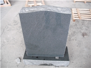 G654 Granite Upright Headstone America Cemetery