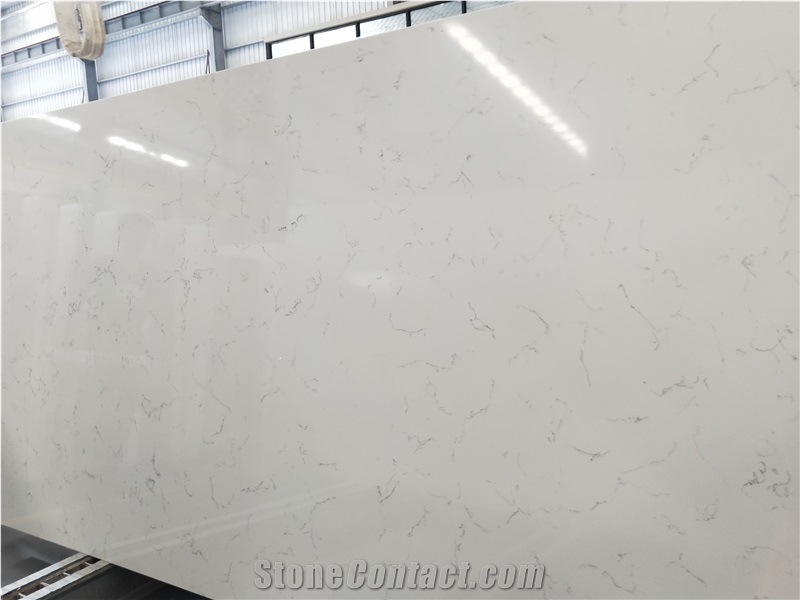 Middle Venato/Bianco Carrara Quartz,Slabs&Tiles