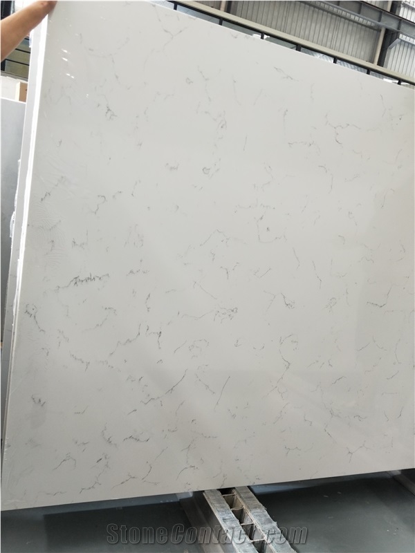 Middle Venato/Bianco Carrara Quartz,Slabs&Tiles