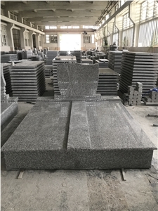 New Brown Star G664 Granite Double Tombstone