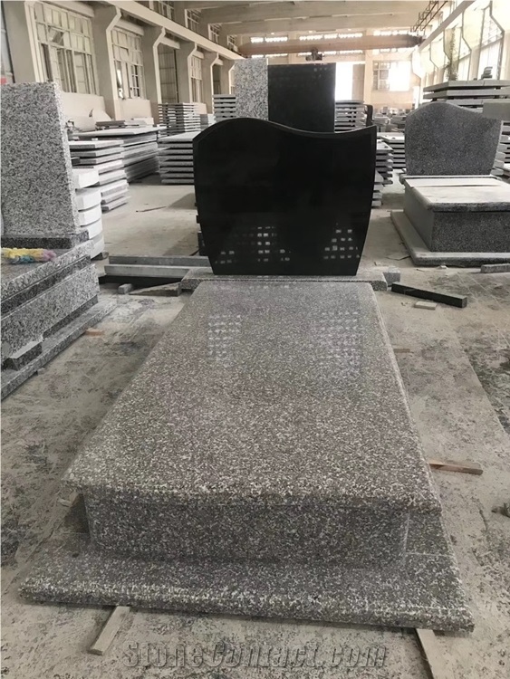 New G664 Granite Single Monuments Tombstone Design