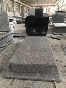New G664 Granite Single Monuments Tombstone Design