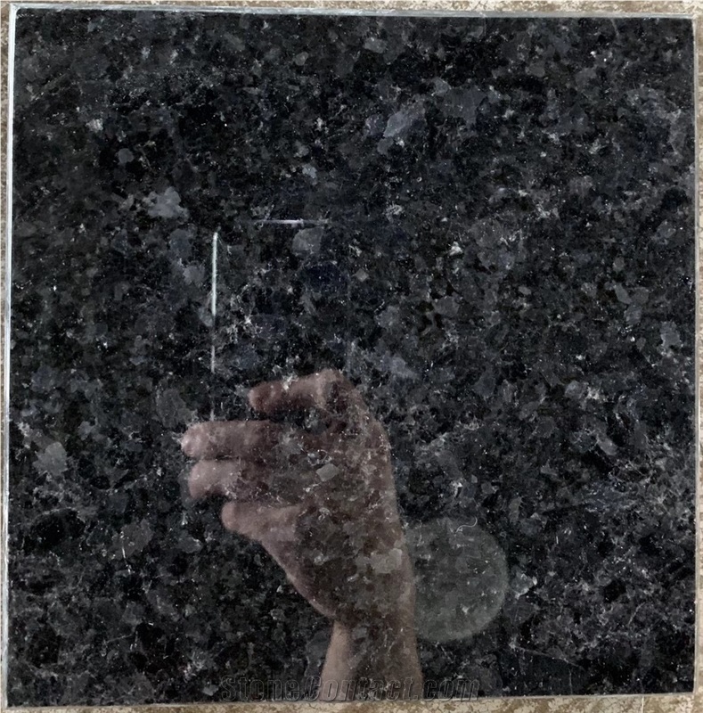 New G684 Granite Angola Black Polished Floor Tiles