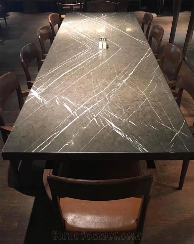 Pietra Gray/Bulgarian Grey,Ash Marble,Table Tops