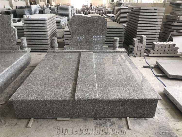Poland New G664 Double Monuments Design Tombstone