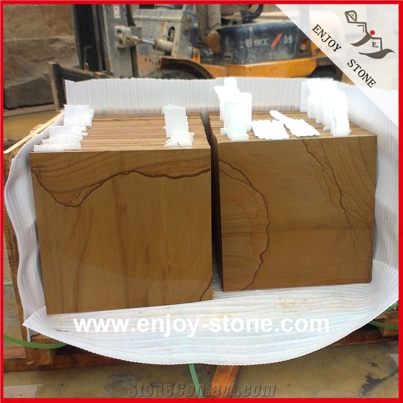 Yellow Sandstone Tiles for Floor & Wall Covering