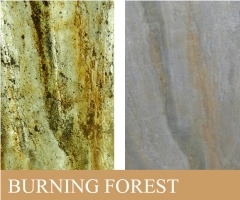 Burning Forest Slate Translucent Stone Veneer Sheets