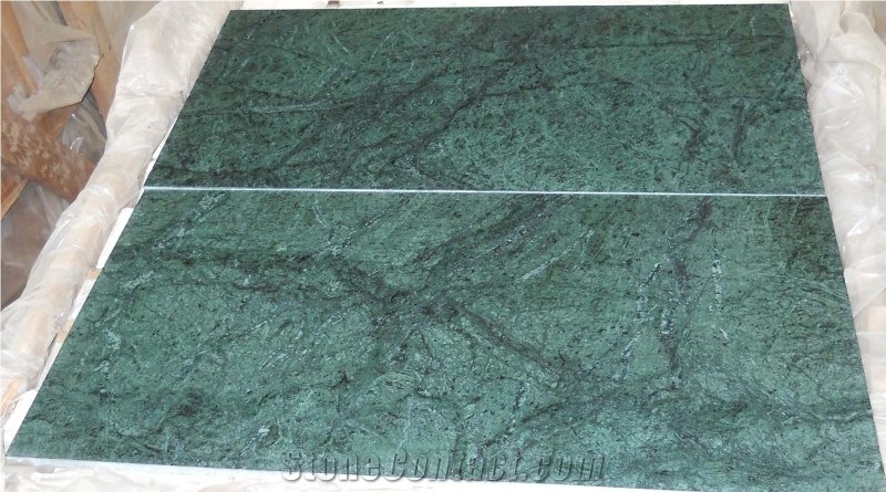 Forest Green Marble Slabs and Tiles