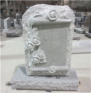 China Factory Granite Cemetery Flower Tombstone