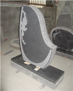 G654 Granite Tombstone Custom Monuments