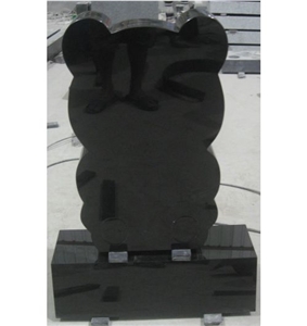Monument Bear Tombstone Laser Etched Headstones
