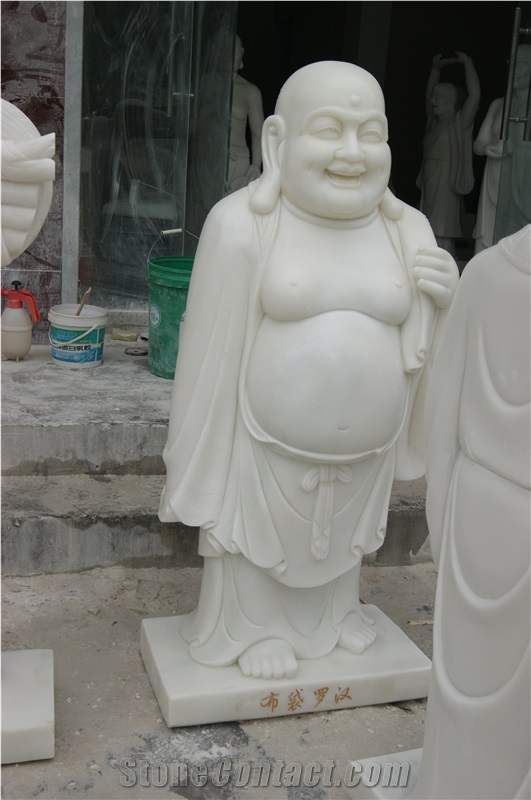 Buddha Priest God Statue Portrait Sculpture