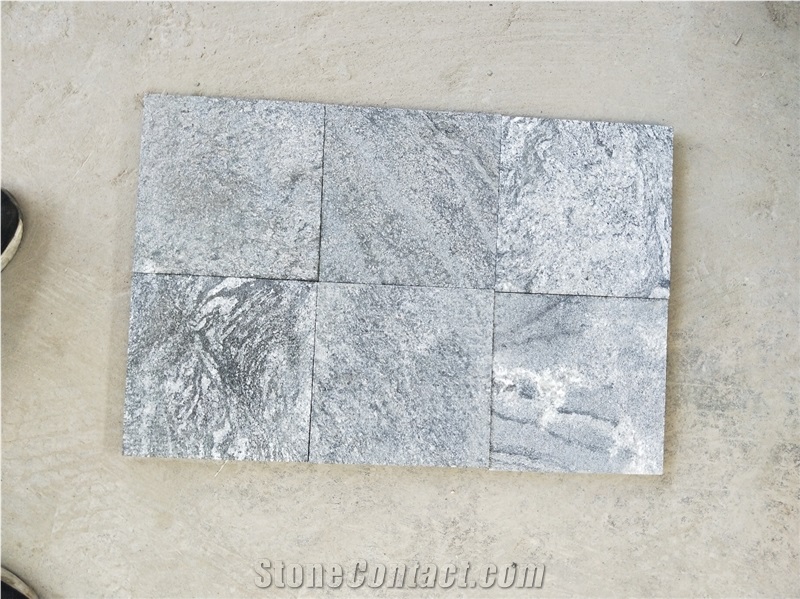 Flamed Granite Hilton Black Tiles/Slabs
