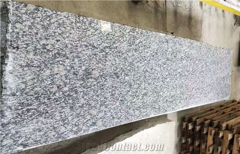 G418 New Spray White Chinese Granite Slabs Tiles