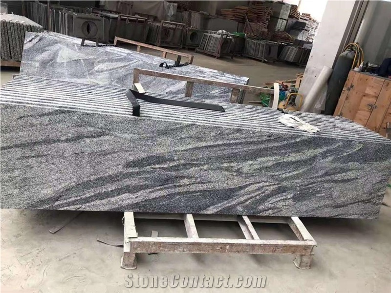 Grey Granite Chinese Juparana Slabs Tiles