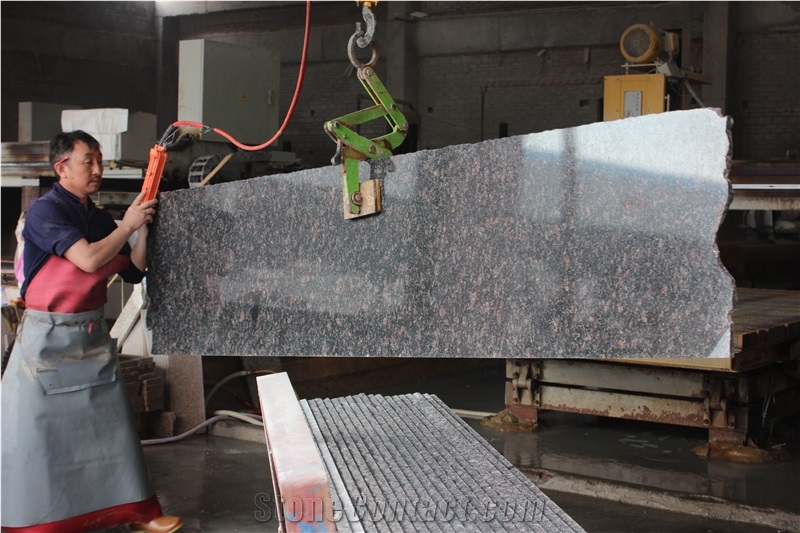 Tan Brown Granite Slabs/Tiles for Countertop