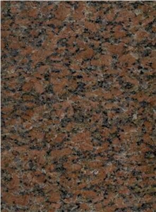 Dark Red Aswan Granite Slabs & Tiles , Polished