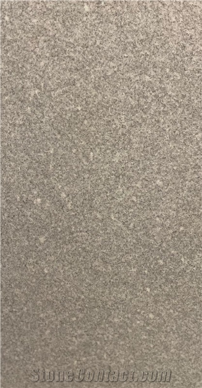 Silver Grey Granite Slabs, Sandblasted