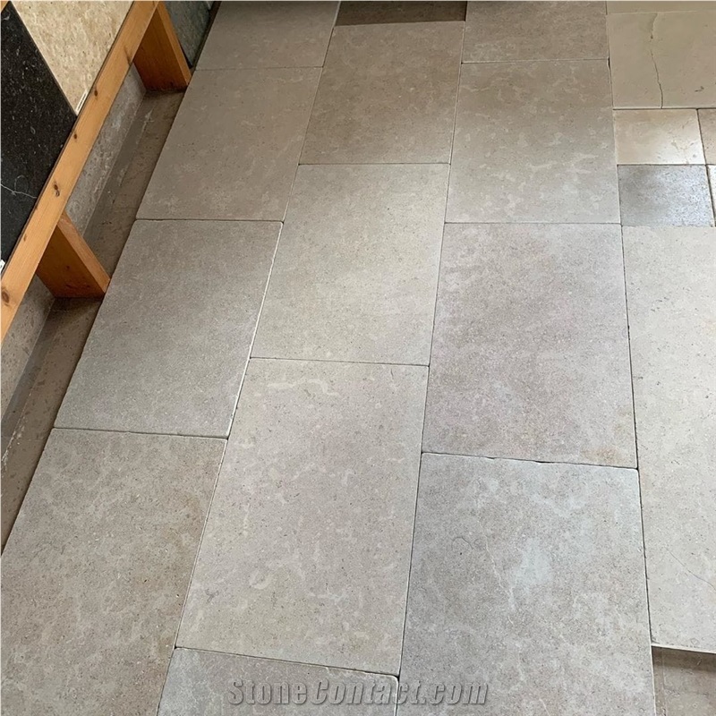 Sinai Pearl Grey Marble Tiles , Tumbled