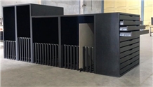 Customized Tile Showroom Cabinet