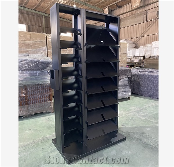 Natural Stone Display Stand For Stone Distributor
