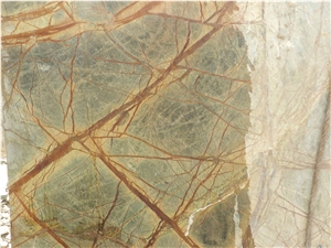 Rain Forest Green Marble Slabs, Tiles