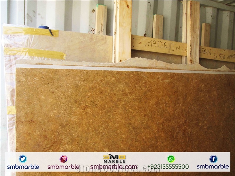 Inca Gold Double Polished Marble Tiles & Slabs