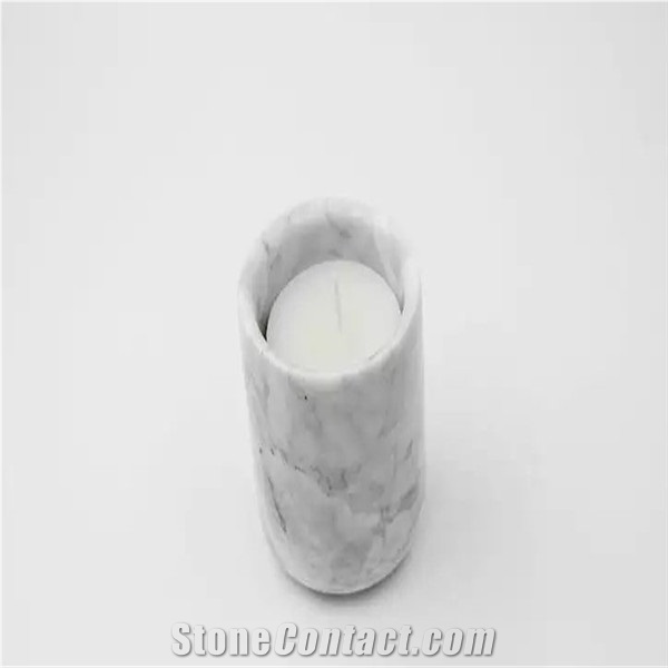 Black Marble Candle Cup Gift or Art Work