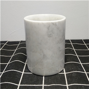 Black Marble Candle Cup Gift or Art Work