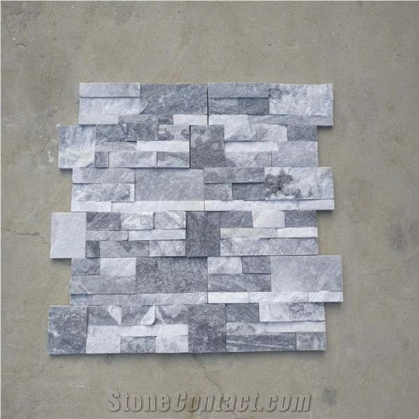 Grey Landscape Stack Stone Wall Slate