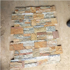 Red Stacked Stone Outdoor Cladding,Cultured Stone