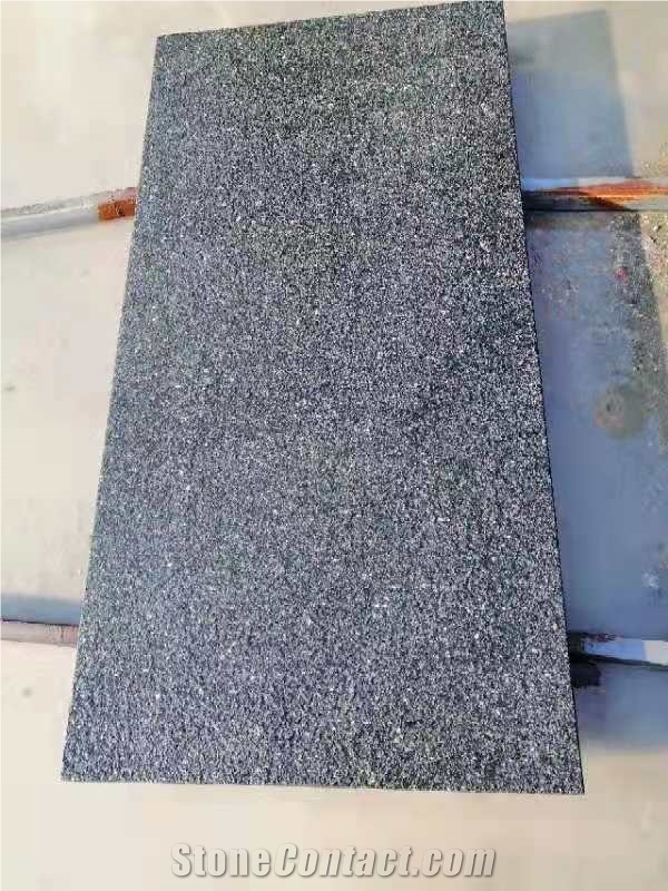 New Quarry Black Granite Pavers Tiles
