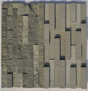 Waterfall Black Limestone Ledge Stone Panels