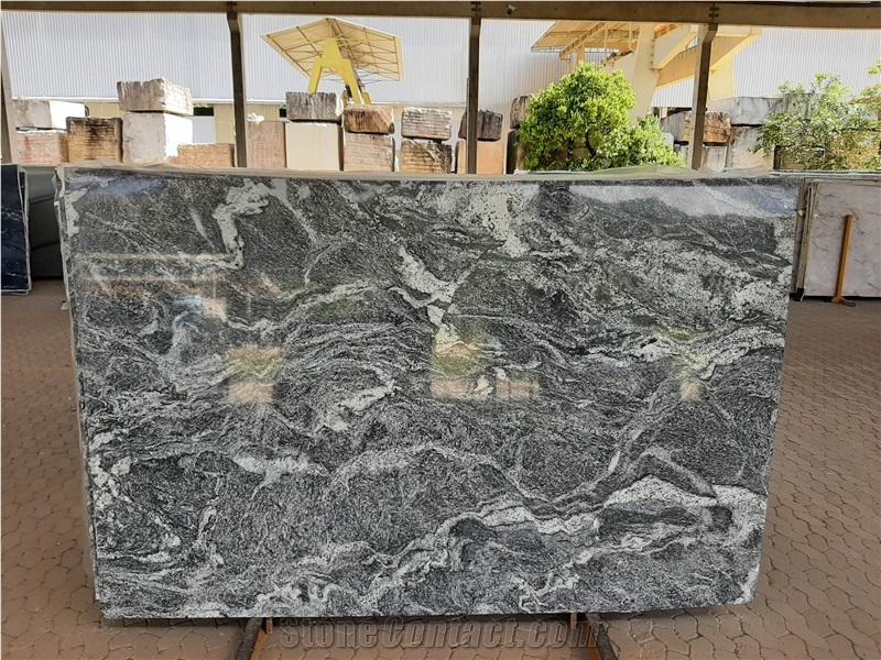 Twister Granite Slabs, Brazil Grey Granite