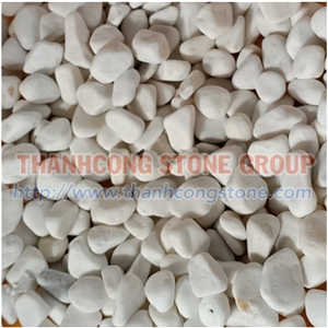 Vietnam Milky White Marble - Ivory White Pebble Stone