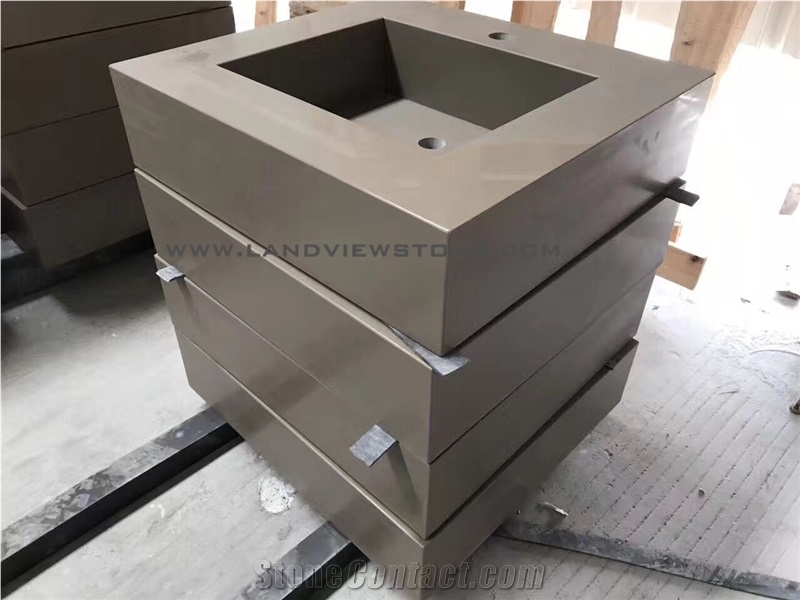 Artificial Stone Solid Surface Wash Basin