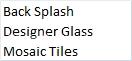 Back Splash Designer Glass Mosaic Tiles