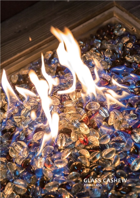 Fire Glass Stone, Glass Diamonds for Mosaic