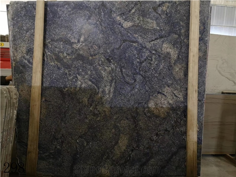 Brazil Van Gogh Blue Marble Slab Wall Floor Tiles