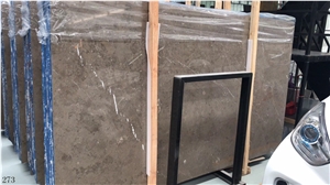 Chian Latte Grey Marble Slab Wall Floor Tiles Use