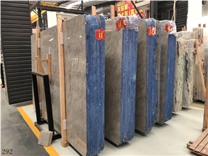 China Blue over Marble Slab Wall Floor Tiles Use