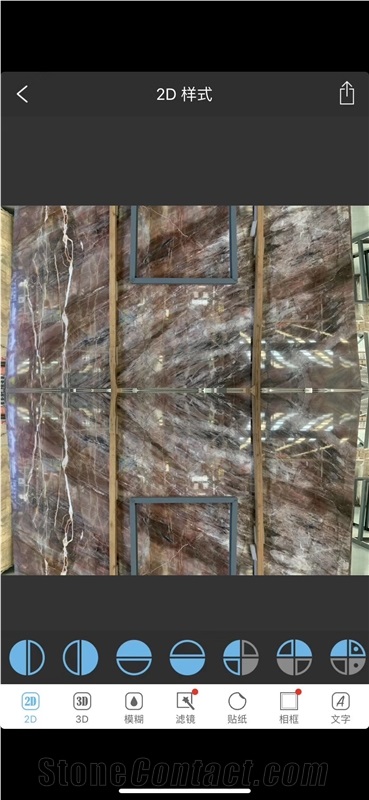 China Red Louis Agate Marble Black Wall Stone Slabs