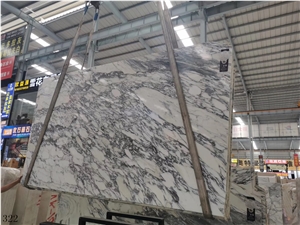 Italy Arabescato White Marble Slab Wall Floor Tile