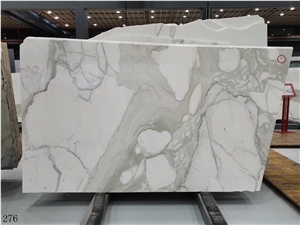 Italy Calacatta White Marble Slab Wall Floor Tiles