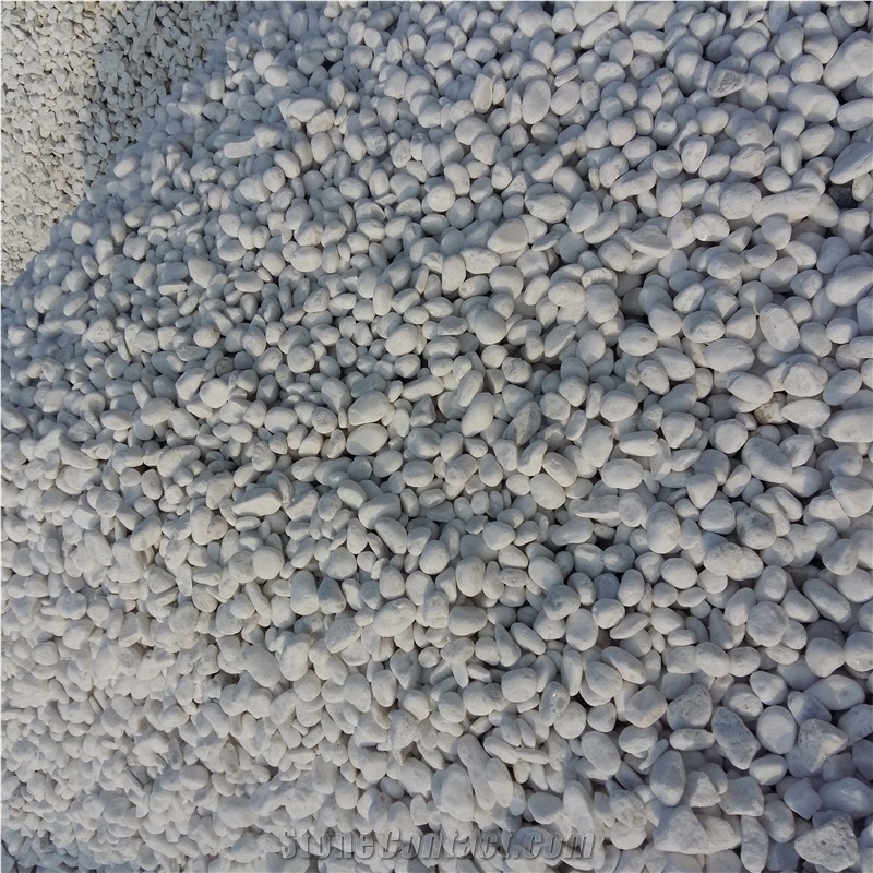 Quarry Factory White Pebble Stone